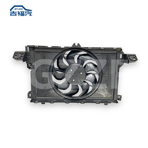 2017-2023 Tesla Model 3 radiator cooling fan shroud & motor 1494174-00-A
